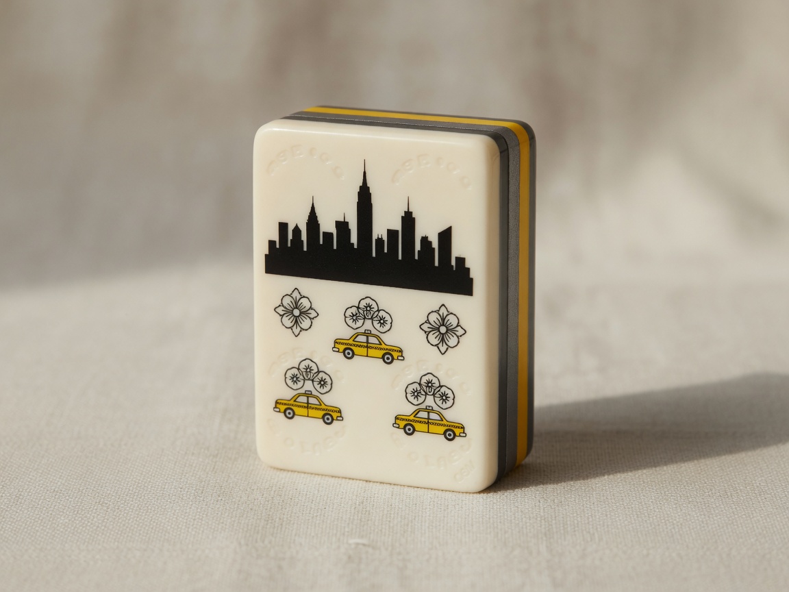 New York metropolitan multi-layer acrylic American Mah Jongg tile