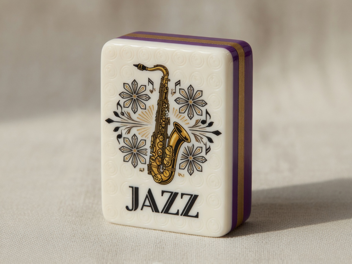 Jazz age multi-layer acrylic American Mah Jongg tile