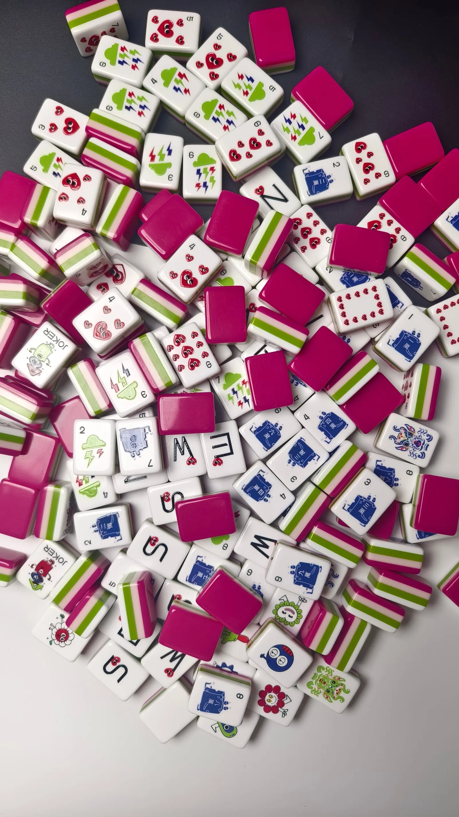 Custom American Mah Jongg set — factory-direct full set from one set